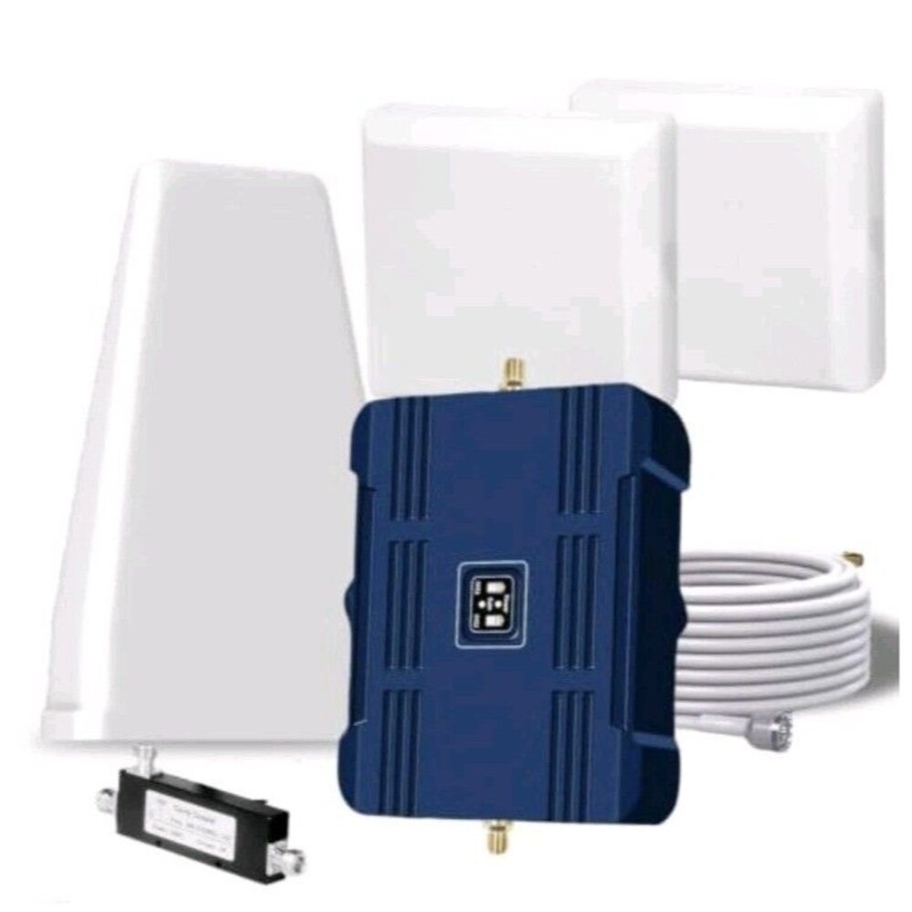 Cell Phone Booster for Home & Multi-Room Up to 2,500 sq ft Cell Phone Signal